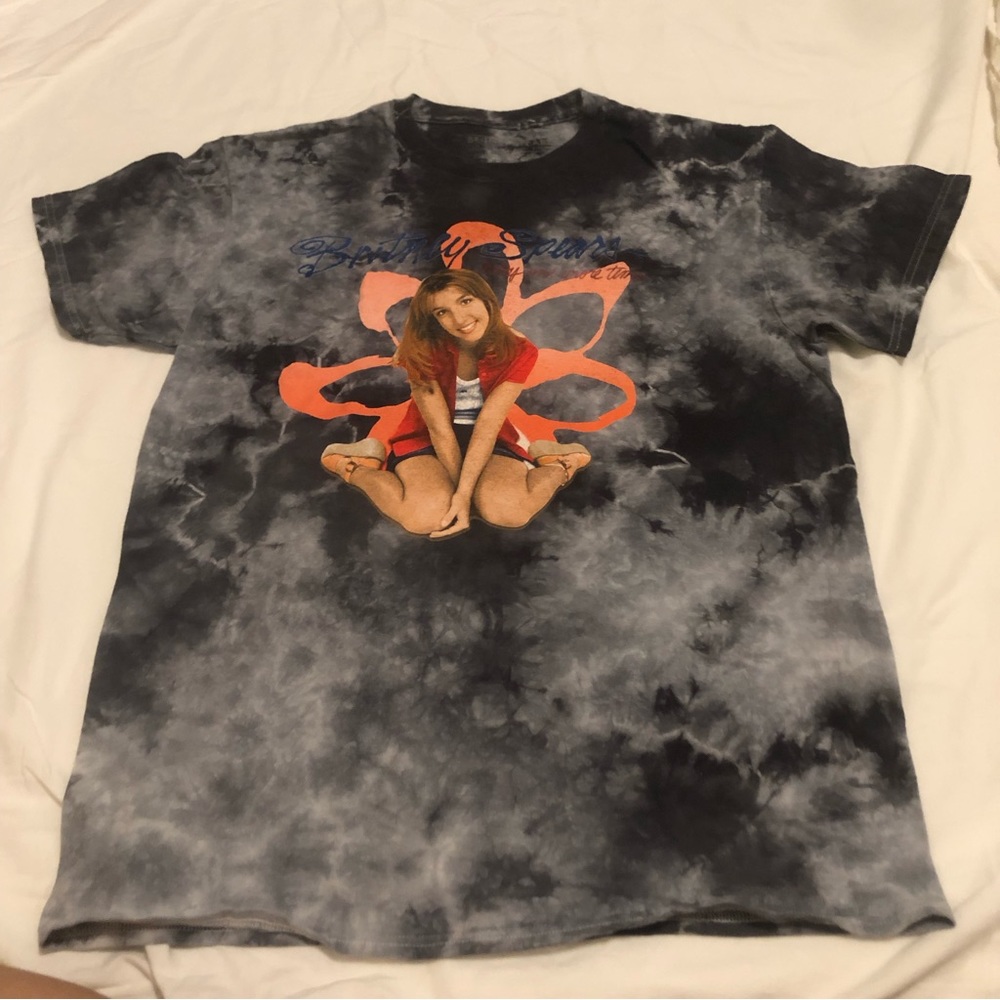 Britney Spears Tie Dye Tee Graphic Shirt Size Medium y2k